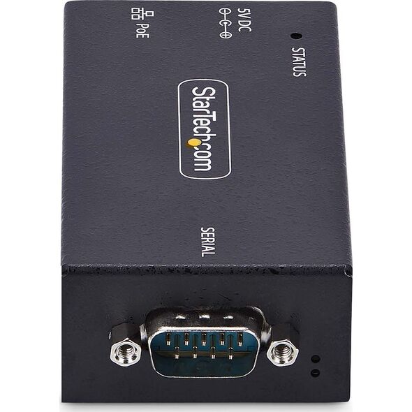 Konwerter światłowodowy StarTech StarTech I13P-SERIAL-ETHERNET konwerter szeregowy/repeater/izolator RS-232 RJ-45 Czarny