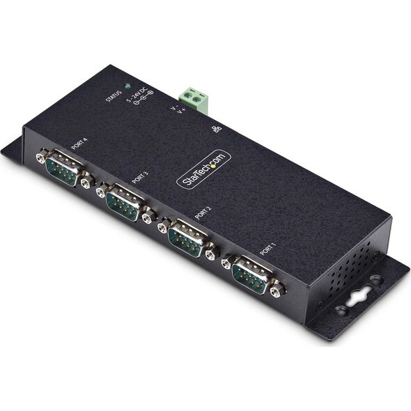 Konwerter światłowodowy StarTech StarTech I43-SERIAL-ETHERNET konwerter szeregowy/repeater/izolator RS-232 RJ-45 Czarny