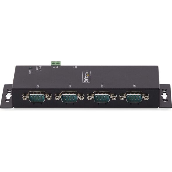 Konwerter światłowodowy StarTech StarTech I43-SERIAL-ETHERNET konwerter szeregowy/repeater/izolator RS-232 RJ-45 Czarny