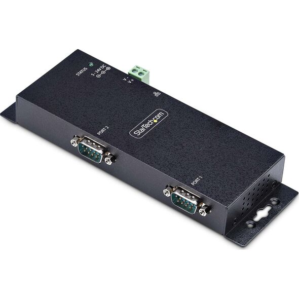Konwerter światłowodowy StarTech StarTech I23-SERIAL-ETHERNET konwerter szeregowy/repeater/izolator RS-232 RJ-45 Czarny