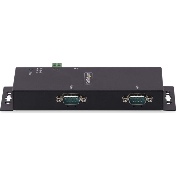 Konwerter światłowodowy StarTech StarTech I23-SERIAL-ETHERNET konwerter szeregowy/repeater/izolator RS-232 RJ-45 Czarny