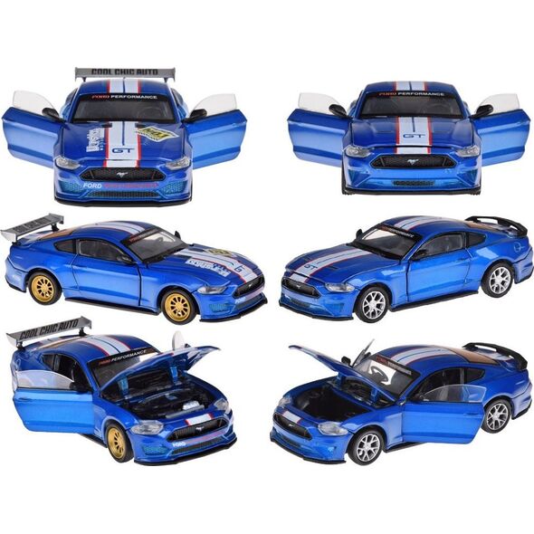 Jokomisiada Zestaw Metalowe auto TUNING licencjonowane Ford Mustang GT 1:42 ZA5057