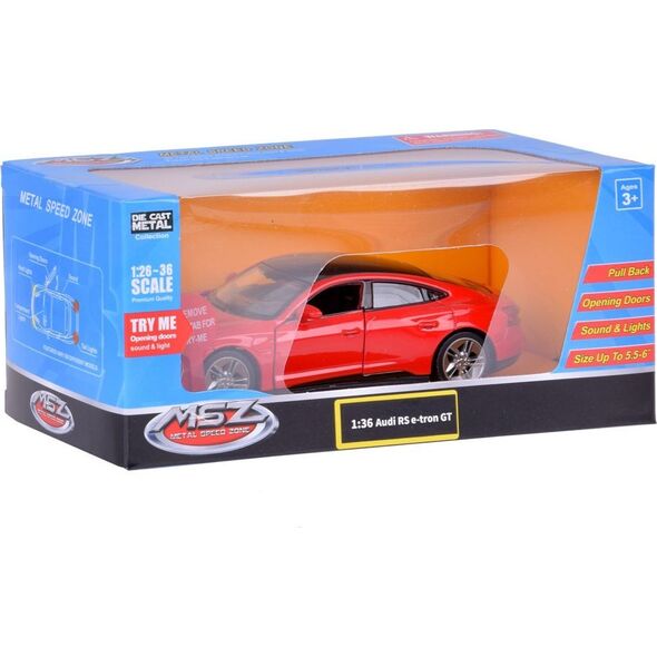Jokomisiada Model kolekcjonerski AUDI RS e-tron GT 1:36 metalowe auto dźwięki ZA5047