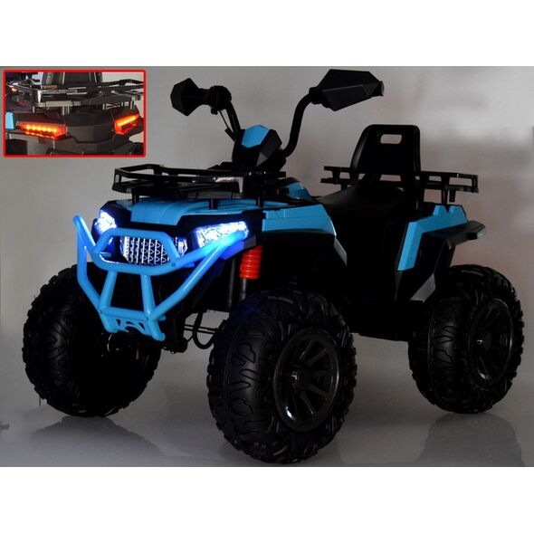 Jokomisiada Duży quad na akumulator dla dziecka 4x4 gaz w manetce amortyzator