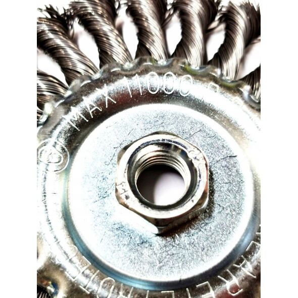 Richmann Flat spin wire brush 115 x 22.2 mm. Richmann