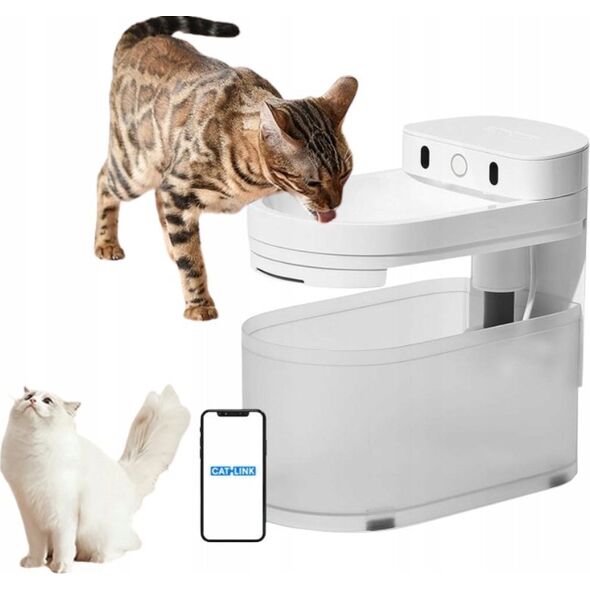 Catlink Inteligentna fontanna/poidło dla psa i kota Catlink Pure 3 Przewodowe (białe)