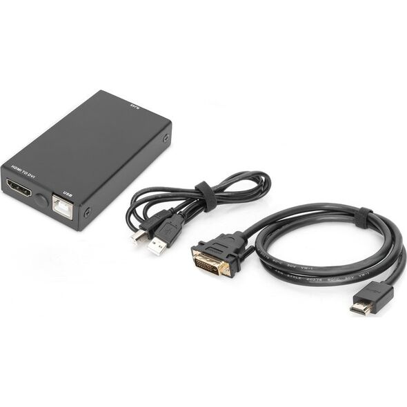 System przekazu sygnału AV Digitus DIGITUS DVI-Dongle für modulare KVM-Konsolen, RJ45 auf DVI