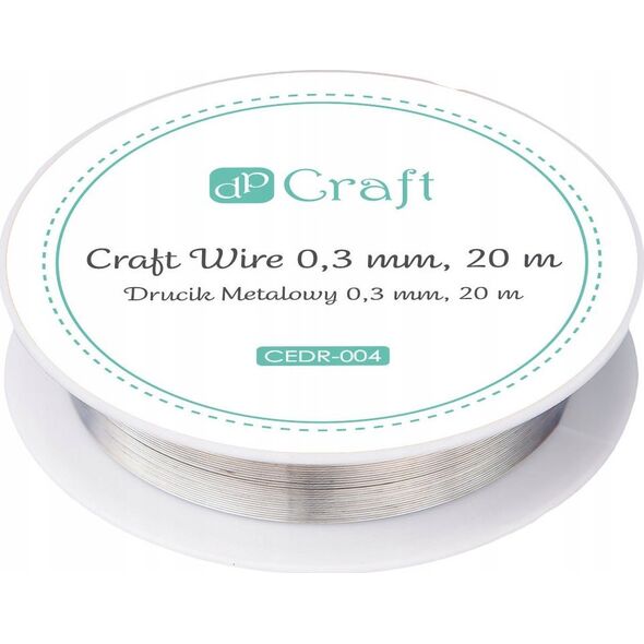 DP Craft Drucik metalowy DPCRAFT 0, 3mm 20m - srebrny