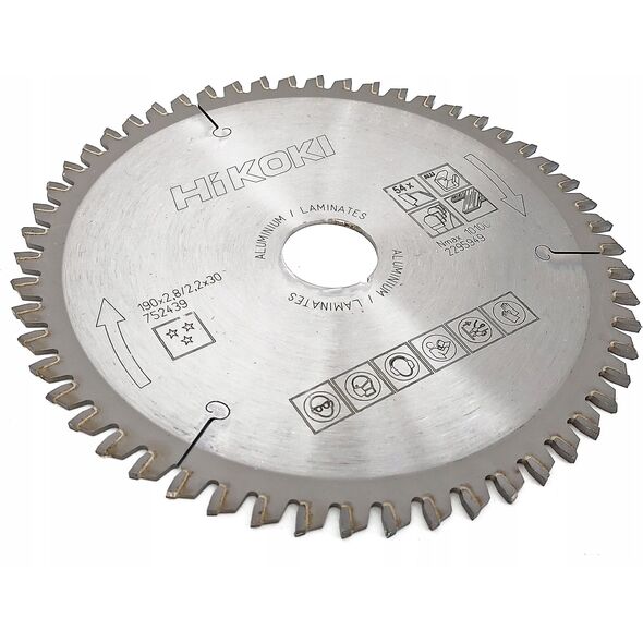 Hikoki Aluminum cutting disc HITACHI 190x30 Z54 TCG