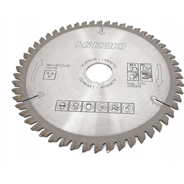 Hikoki Aluminum cutting disc HITACHI 190x30 Z54 TCG