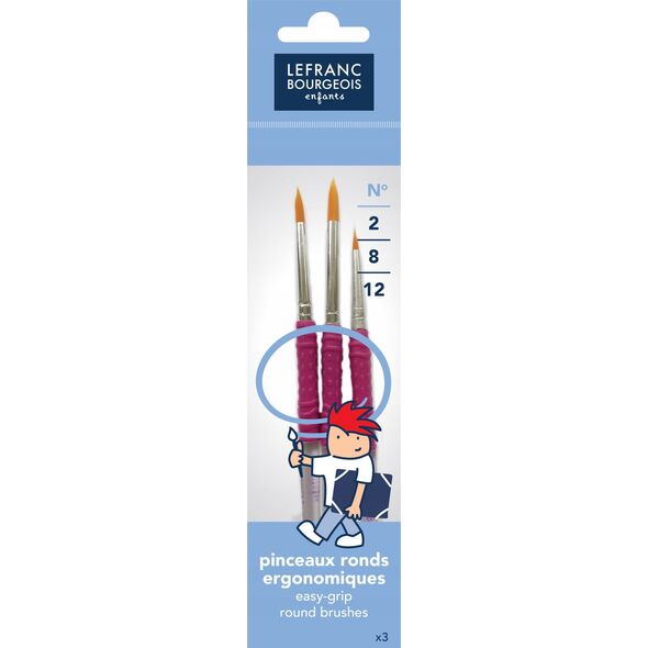 SmartMax Grippy synt. brushes 2/8/12