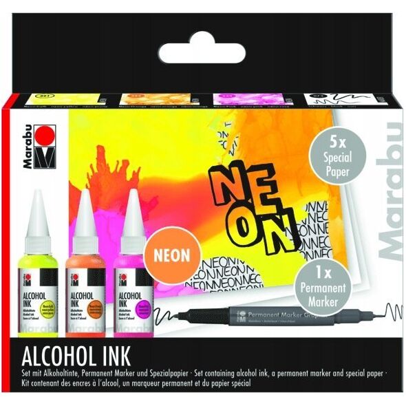 SmartMax Marabu Alcohol Ink set NEON (3x20ml)