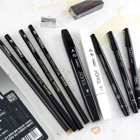 Tombow Touch Brush Marker 48stk i gaveæske
