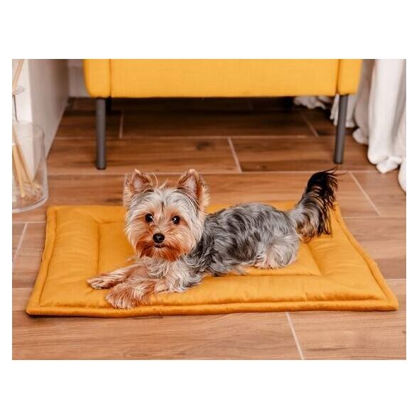 Mimikoko MIMIKO Pets Mata Velvet 70x50cm musztarda