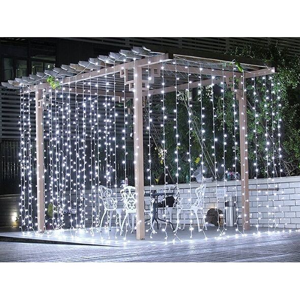Lampki choinkowe LED 240L 18M MULTI/GREEN 8F IP44 TIM