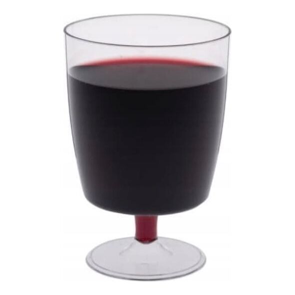 Vrige Rødvinsglas på fast fod PS 23cl, 20cl klar 10stk/ps Transparent 1x1x1mm (10EA)