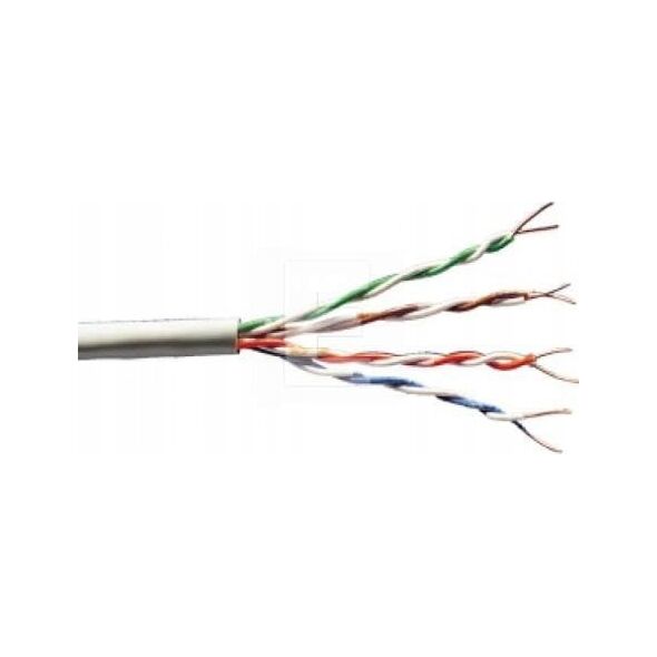 Digitus Kabel instalacyjny DIGITUS kat.5e, U/UTP, Eca, AWG24/1, PVC, 500m, szary, szpula