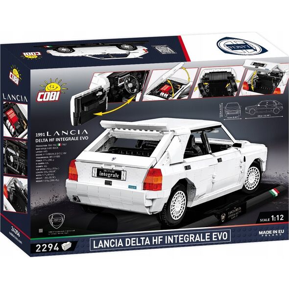 Cobi COBI Lancia Delta HF Integrale EVO Executive Edition, construction toy (scale: 1:12)
