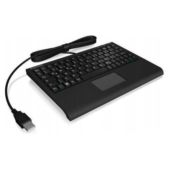 Podkładka Keysonic KeySonic ACK-3410 klawiatura USB QWERTZ Niemiecki Czarny