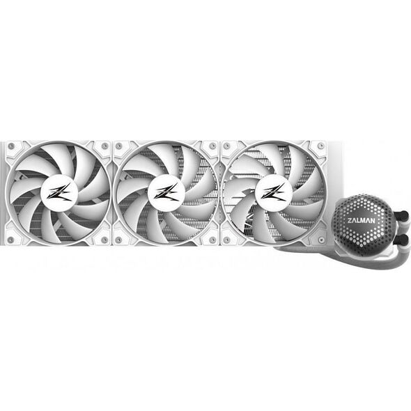 Chłodzenie wodne Zalman Zalman ALPHA36 White CPU Liquid Cooler 360mm Radiator 3 x 120 mm Fan ARGB pump Dual Procesor Chłodnica cieczy all-in-one 12 cm B