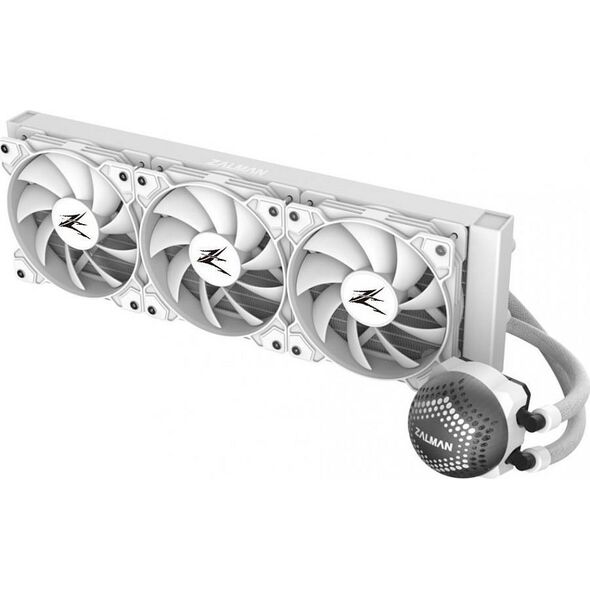 Chłodzenie wodne Zalman Zalman ALPHA36 White CPU Liquid Cooler 360mm Radiator 3 x 120 mm Fan ARGB pump Dual Procesor Chłodnica cieczy all-in-one 12 cm B