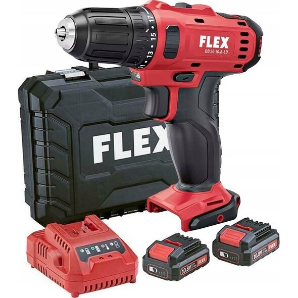 Wiertarka Flex Flex DD 2G 10,8-LDBC Screw Machine set