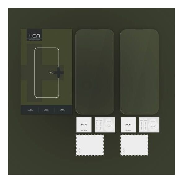 Hofi SZKŁO HARTOWANE HOFI GLASS PRO+ 2-PACK IPHONE 16 PRO CLEAR