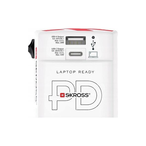 Skross Adapter podróżny World USB Charger AC45PD