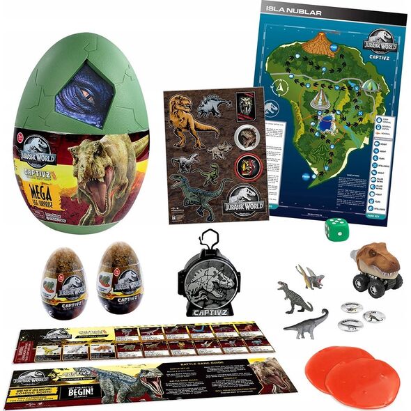 Papo CAPTIVZ mega egg set Clash Edition, TM-JW-C3DLG