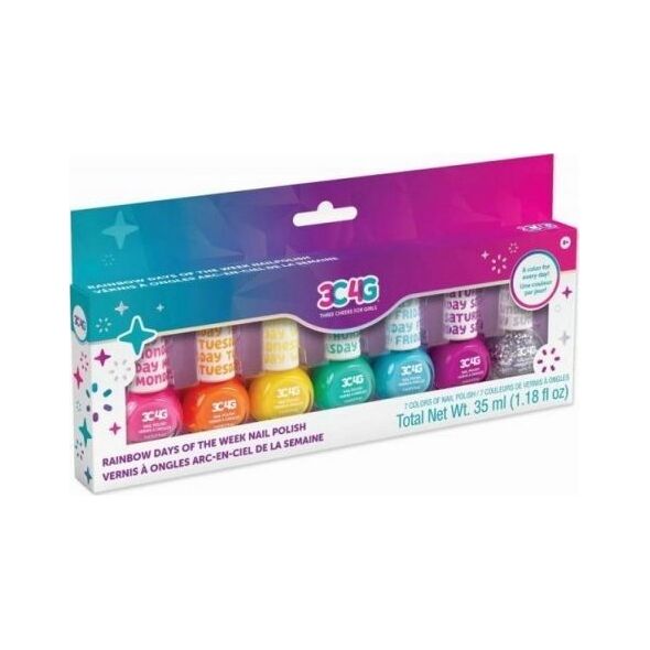 Make it real MAKE IT REAL Rainbow Days of the week Nail Polish, 7 pcs