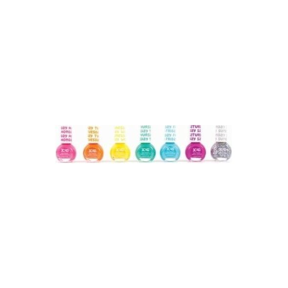 Make it real MAKE IT REAL Rainbow Days of the week Nail Polish, 7 pcs