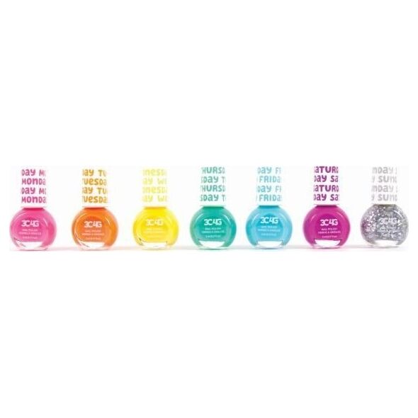 Make it real MAKE IT REAL Rainbow Days of the week Nail Polish, 7 pcs