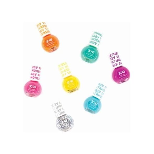 Make it real MAKE IT REAL Rainbow Days of the week Nail Polish, 7 pcs