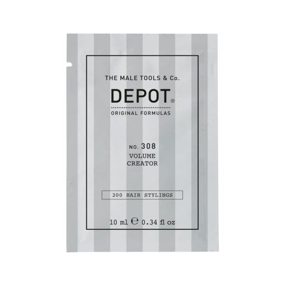 Milk Shake Depot, 300 Hair Stylings No. 308, UV Filter, Hair Styling Gel, For Volume, Medium Hold, 10 ml For Men