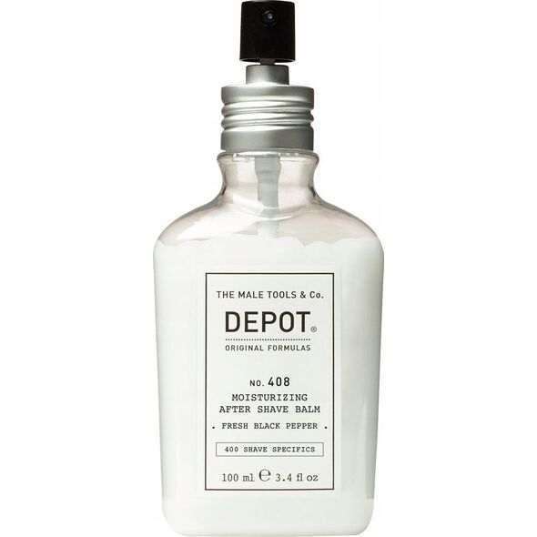 Floris Depot, 400 Shave Specifics No. 408, Fresh Black Pepper, Moisturizing, After-Shave Balm, 100 ml For Men