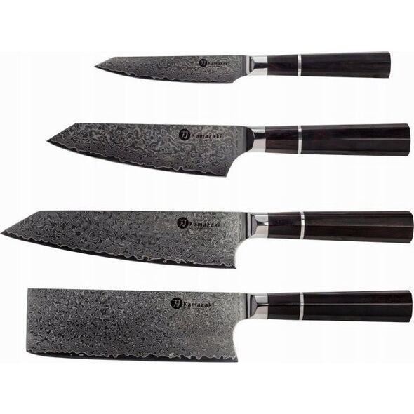 Blaumann Damasko plieno peilių rinkinys su stovu KAMAZAKI KZI002SET
