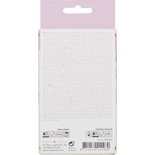 Talens Talens Art Creation Vintage Chalk set Blues | 2 x 100 ml + crackle medium