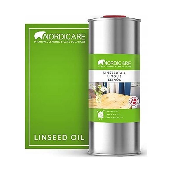 Bel London Nordicare LINSEED OIL is a vegetable oil for treatment and maintenance of all solid wood. The oil leaves a 100% biological surface and underlines the original natural structure of the wood. Provides the surface with a beautiful, long-lasting a