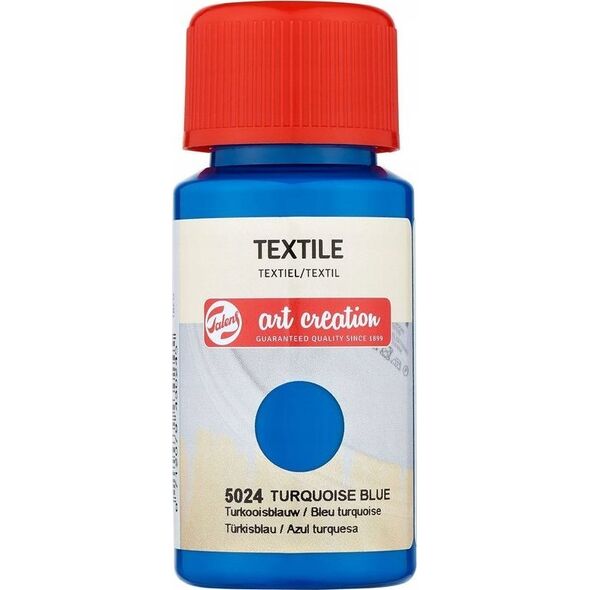 Artequipment Talens Art Creation Textile Bottle Turquoise Blue 5024