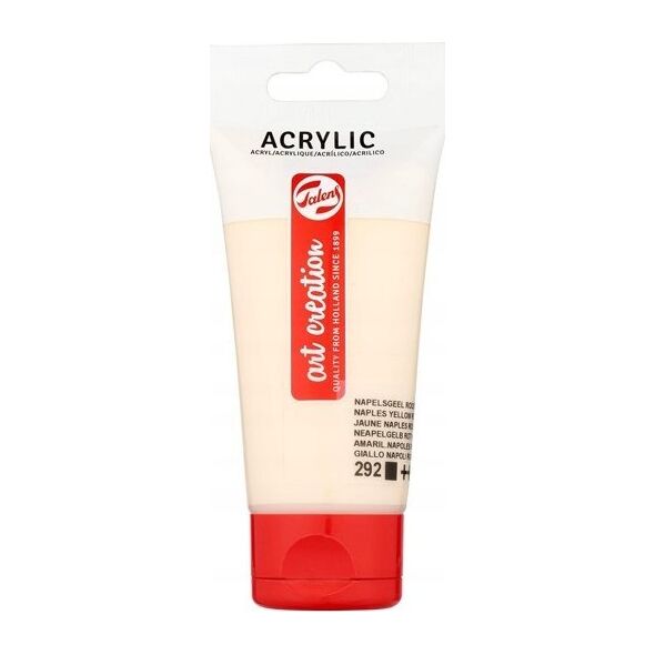 Artequipment Talens Art Creation Acrylic Colour Tube Naples Yellow Red Light 292