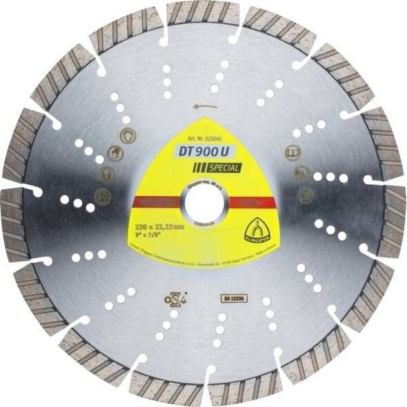 Klingspor tarcza diamentowa segmentowa 230mm x 2,6mm x 22mm (325045)