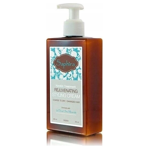Shemen Armour Saphira Rejuvenating Styling Kreminis atstatomasis plaukų formavimo kremas su Negyvosios jūros mineralais, 250 ml