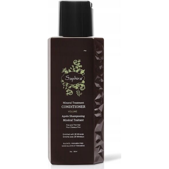 Inoar Saphira Mineral Treatment Volume Conditioner neapsunkinantis kondicionierius plaukams, 90 ml