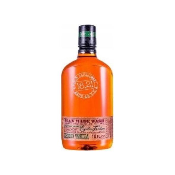 Baylis & Harding 18.21 Man Made Wash Spiced Vanilla daugiafunkcė priemonė vyrams 3in1: šampūnas, kondicionierius ir kūno prausiklis viename, 530 ml