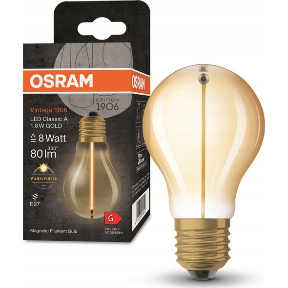 Osram 1906LCLA81.8W/827 230V FIL GDMAG E27