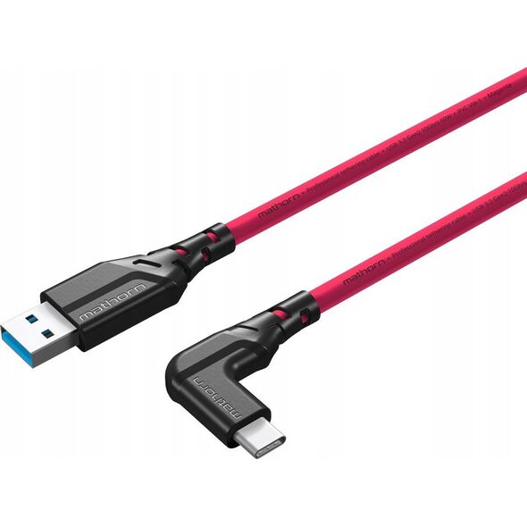 Kabel USB Eaton Kabel fotograficzny Mathorn MTC-501M 5m 10Gbps 60W USB A-C90 Magenta