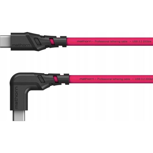 Kabel USB C2G Kabel fotograficzny Mathorn MTC-211M 2m 20Gbps 4K 60Hz PD100W USB C-C90 Magenta