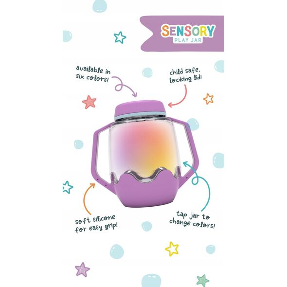 Artgeist Glo Pals, Słoik sensoryczny do napełnienia wodą, kolor fioletowy