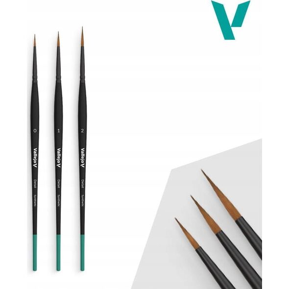 Winsor & Newton Brush design set synthetic hair (sizes 0, 1, 2)