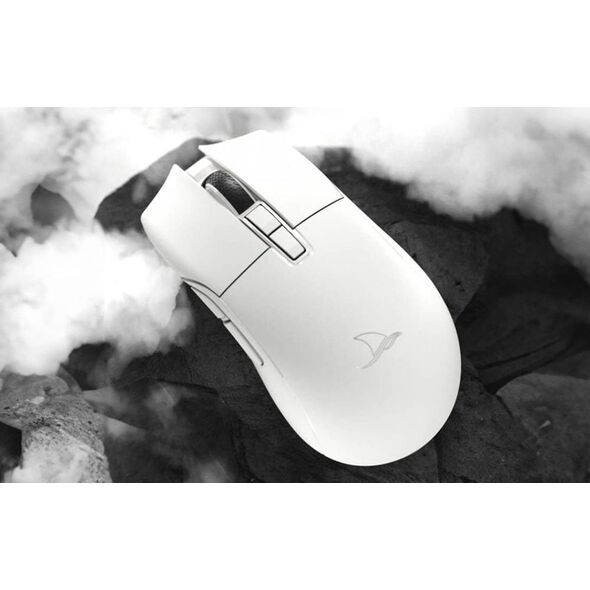 Mysz Rampage Bezprzewodowa mysz gamingowa Darmoshark N3 (biały)